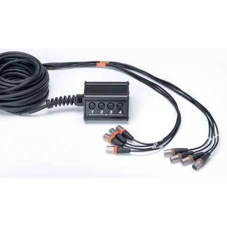 Cordial CYB 8-0 C 15 - 8-Input XLR Female Stage Box - 15m