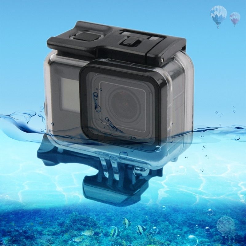 Weweo Waterproof Case for GoPro Hero/Hero6/5 with Touchscreen Back Cover and Mounting System