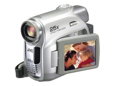 JVC GR-D320E Mini DV Camcorder - 8MP - 25x Optical Zoom