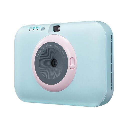 LG Pocket Photo Printer with 5.0MP Camera - 1GB Flash - Bluetooth - Sky Blue