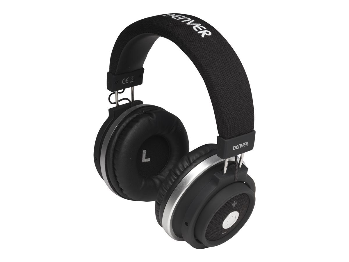 Denver BTH-250 Wireless Bluetooth Headphones - Black