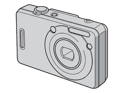 Appareil photo Sony CompactW30 - Appareil photo numérique compact de 6,0 mégapixels avec zoom optique 3x et objectif Carl Zeiss