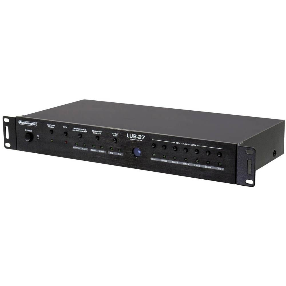 Omnitronic Speaker Switch 7-Port, Black