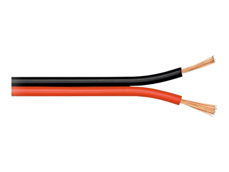 Wentronic Goobay Speaker Cable - 1 mm² - 100m - Red/Black
