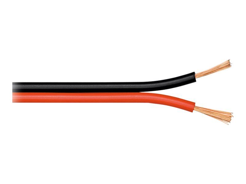 Wentronic Speaker Cable - 2.5mm² - 50m - Red/Black