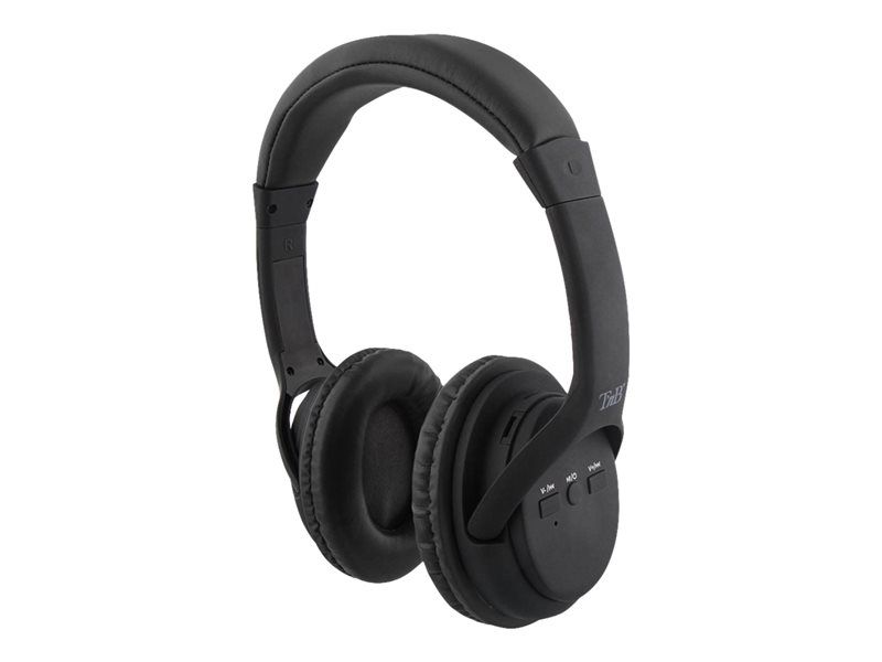 TNB Hashtag - Wireless Bluetooth Over-Ear Headphones with Microphone - Black