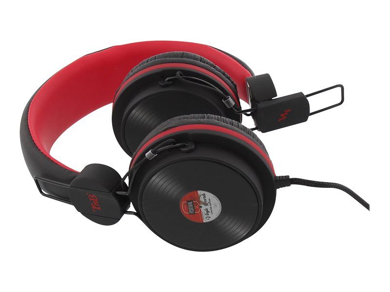 Auriculares TNB VIP Be Color - Negro/Rojo