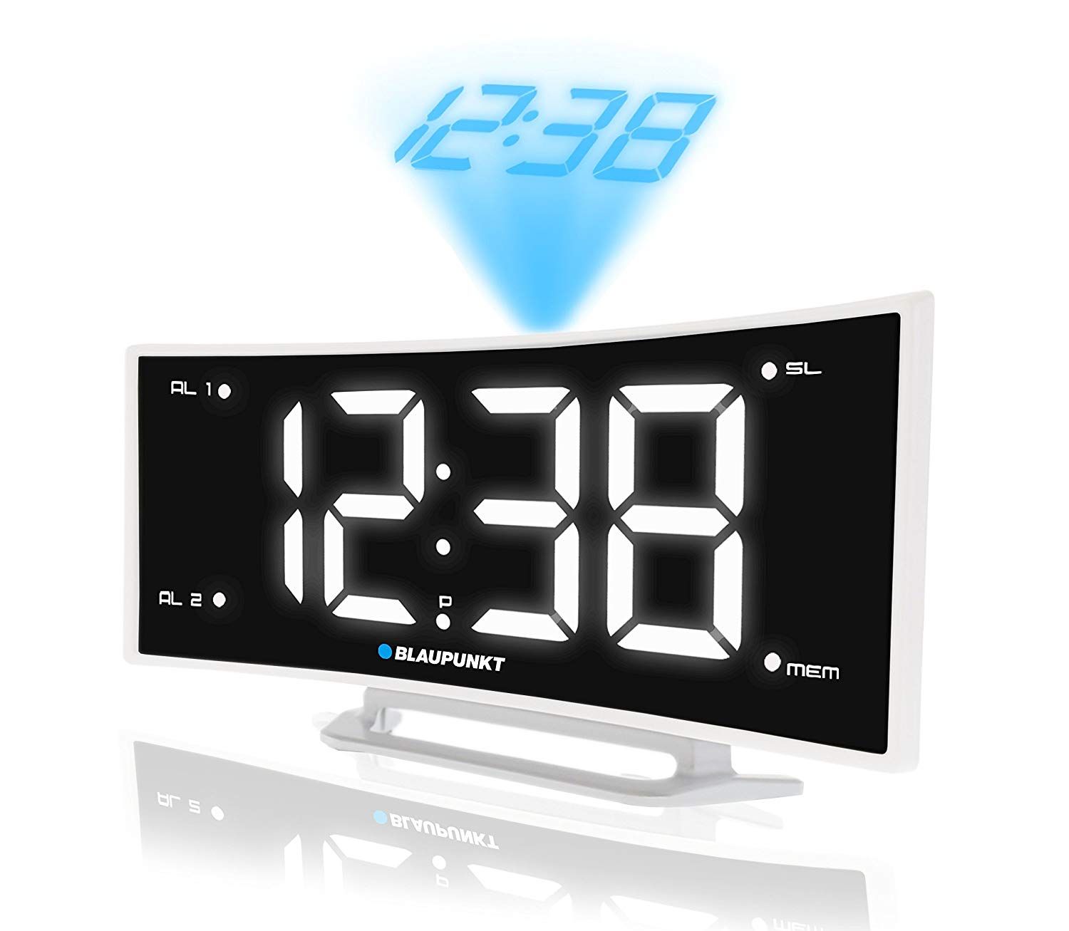 Blaupunkt CRP7WH Projector Alarm Clock Radio