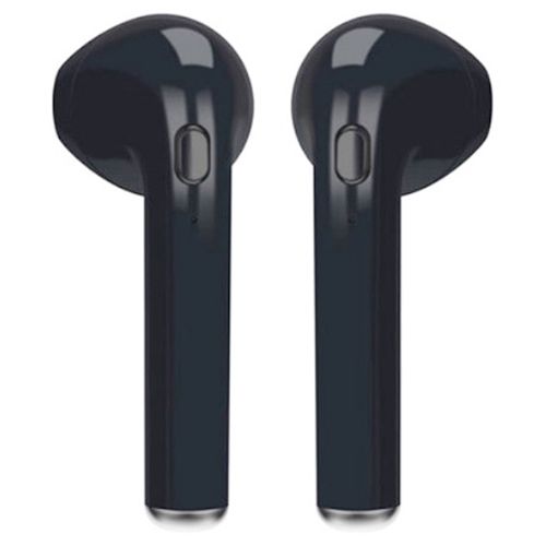 TWS I7s Mini Bluetooth Wireless Smart Earphones with Charging Dock - Black