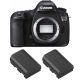 Canon EOS 5DS + 2 Canon LP-E6N Digital SLR Camera Body (24.2MP, Full Frame CMOS, ISO 100-32000)