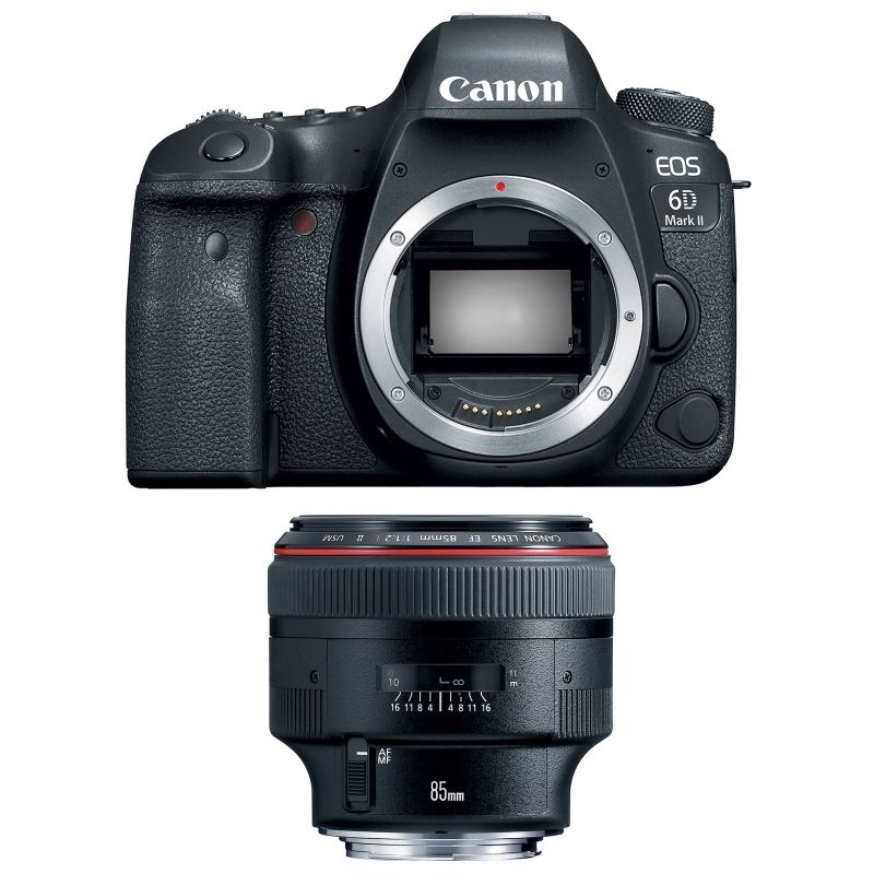Canon EOS 6D Mark II + EF 85mm f/1.2L II USM Camera Kit