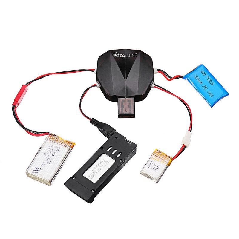 Dotopon® E58 4-in-1 Lipo Battery Charger with 12 Charging Cables