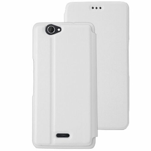 Mocca White Flip Case for Wiko Gateway