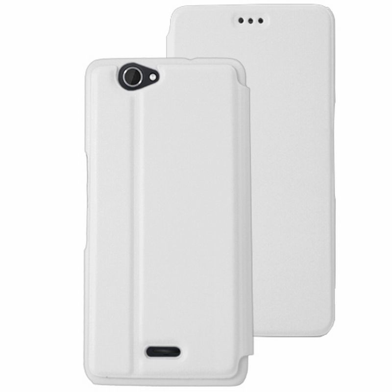 Mocca White Flip Case for Wiko Gateway