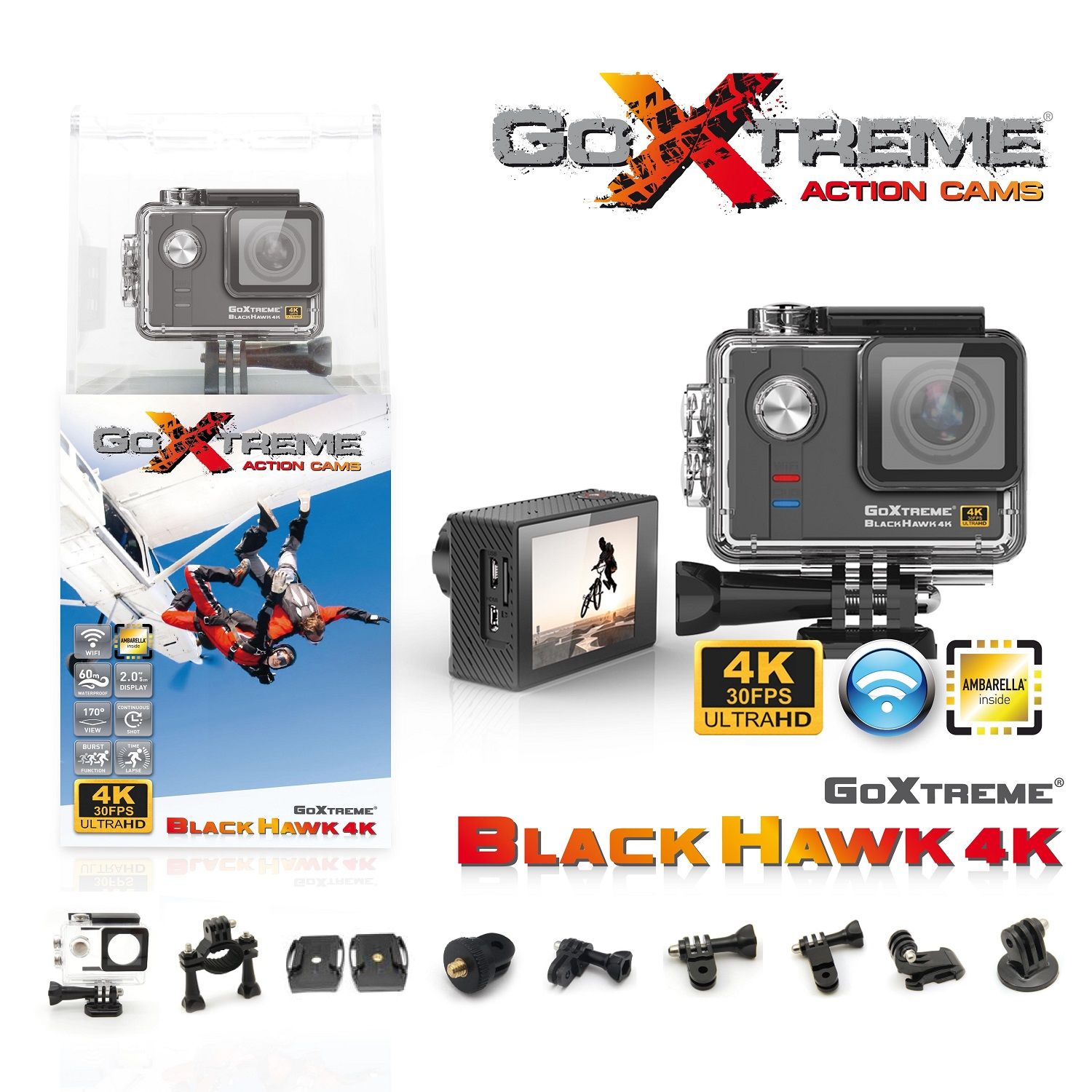 GoXtreme Hawk+ Black