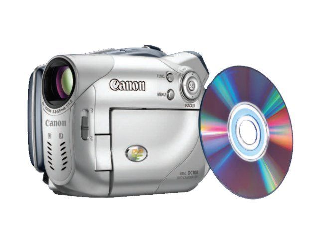 Canon DC100 - Camcorder - 8MP - 25x Optical Zoom - DVD