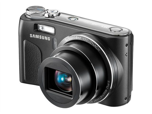 Samsung Compact Camera WB510 - 10MP - 720p - 10x Optical Zoom - Schneider - Black