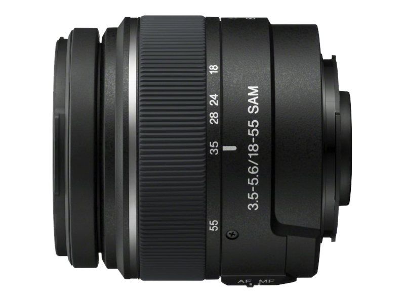 Sony SAL1855 Zoom Lens - 18-55mm f/3.5-5.6 DT SAM - Sony A-mount - for Handycam NEX-VG900, SLT-A Series, and selected NEX models