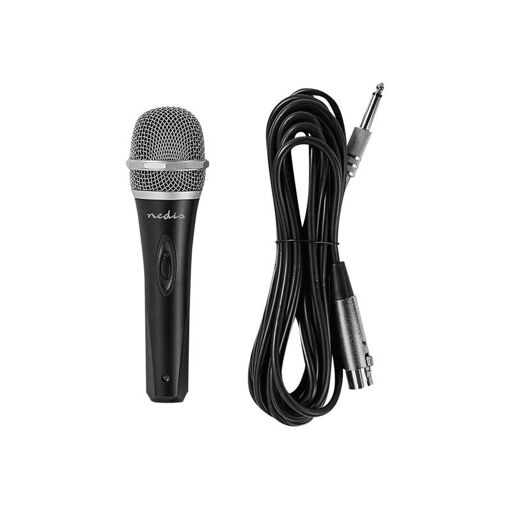 Microphone Nedis - Gris et Noir