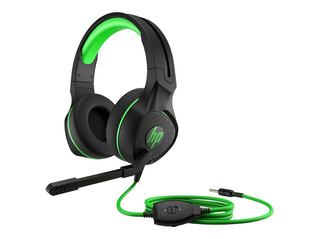 HP Pavilion Gaming 400 Headset - Circum-aural Wired Earphones - Green Apple
