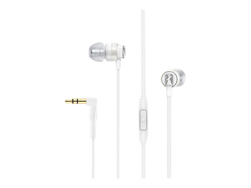 Sennheiser CX 300S In-Ear Headphones with Microphone - White