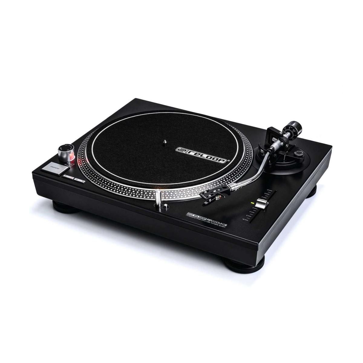Reloop RP 2000 USB MK2 - Plato de vinilo de entrenamiento directo con entrada USB