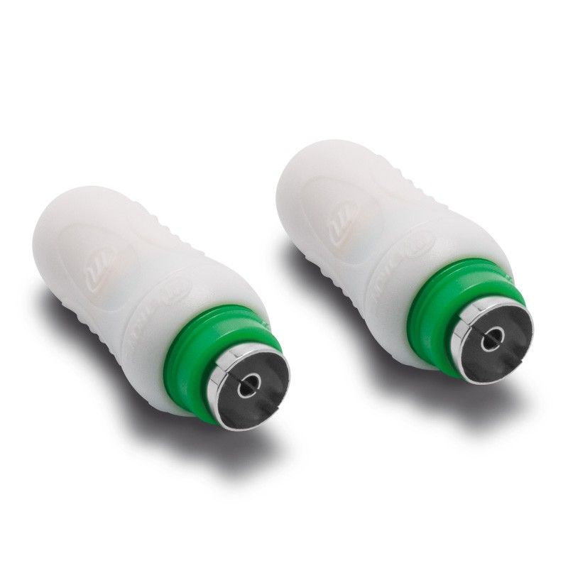 Metronic 2x 9mm Female Shielded Connectors