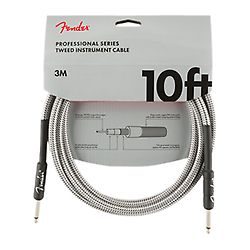 Fender Professional Series Instrument Cable, 3m (White Tweed)