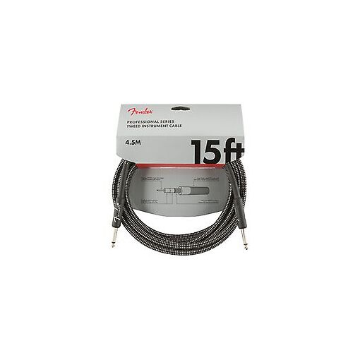 Câble d'instrument Fender Série Professionnelle, 4,5m, Gris Tapis