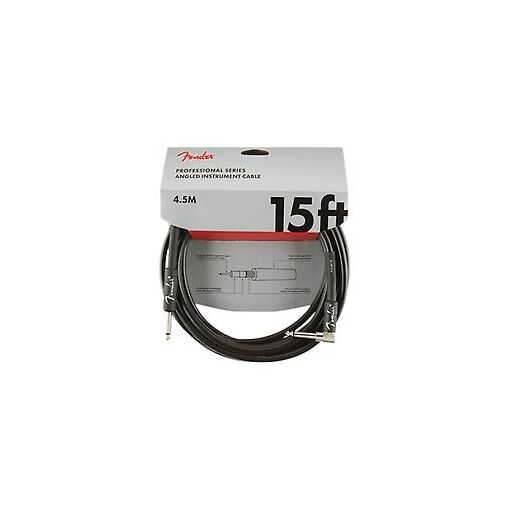 Cable de instrumento Fender Serie Profesional, 4,5m, Negro