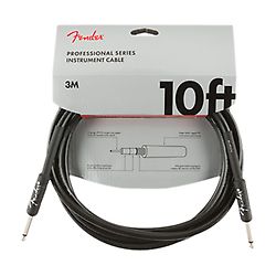 Fender Professional Series Instrument Cable, 3m, Black