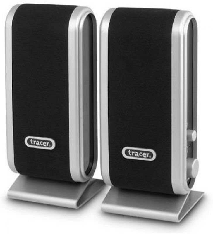 Tracer Quanto USB Speakers (Silver)