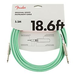 Fender Original Series Instrument Cable, 5.5m, Surf Green