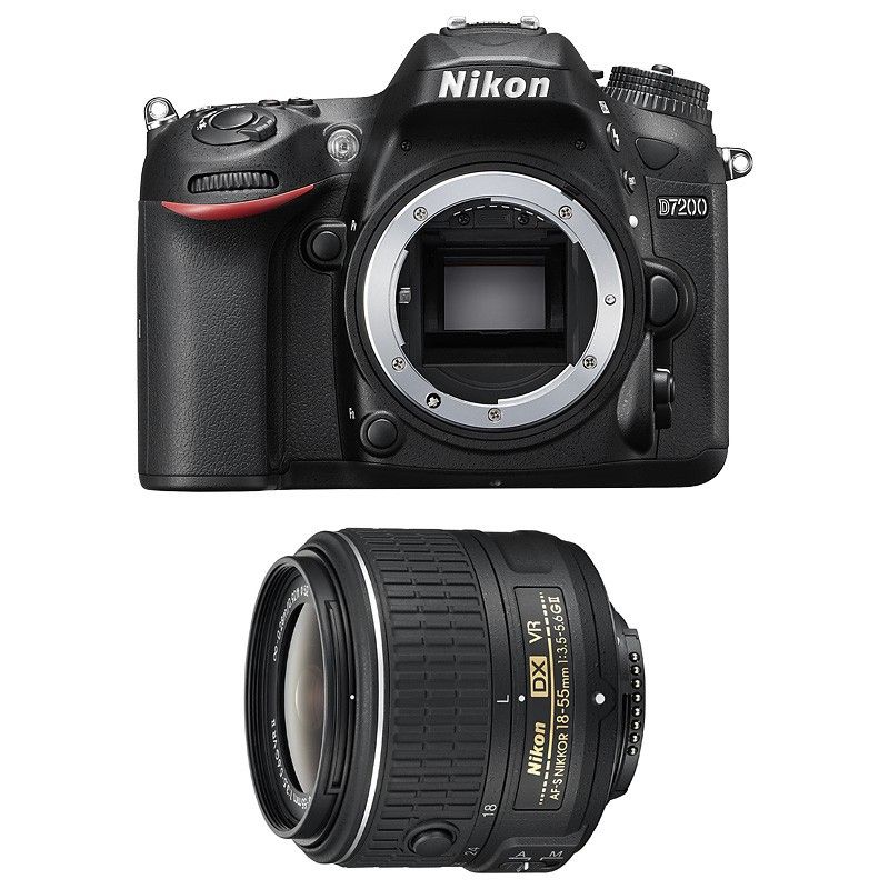 Nikon D7200 24MP DSLR Camera with AF-P DX NIKKOR 18-55mm f/3.5-5.6G VR Lens