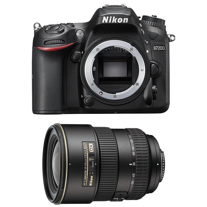 Nikon D7200 16MP DSLR Camera with AF-S DX 17-55mm f/2.8G IF ED Lens