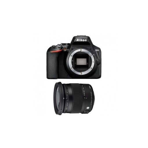 Appareil photo reflex numérique Nikon D3500 avec objectif Sigma 18-200mm f/3.5-6.3