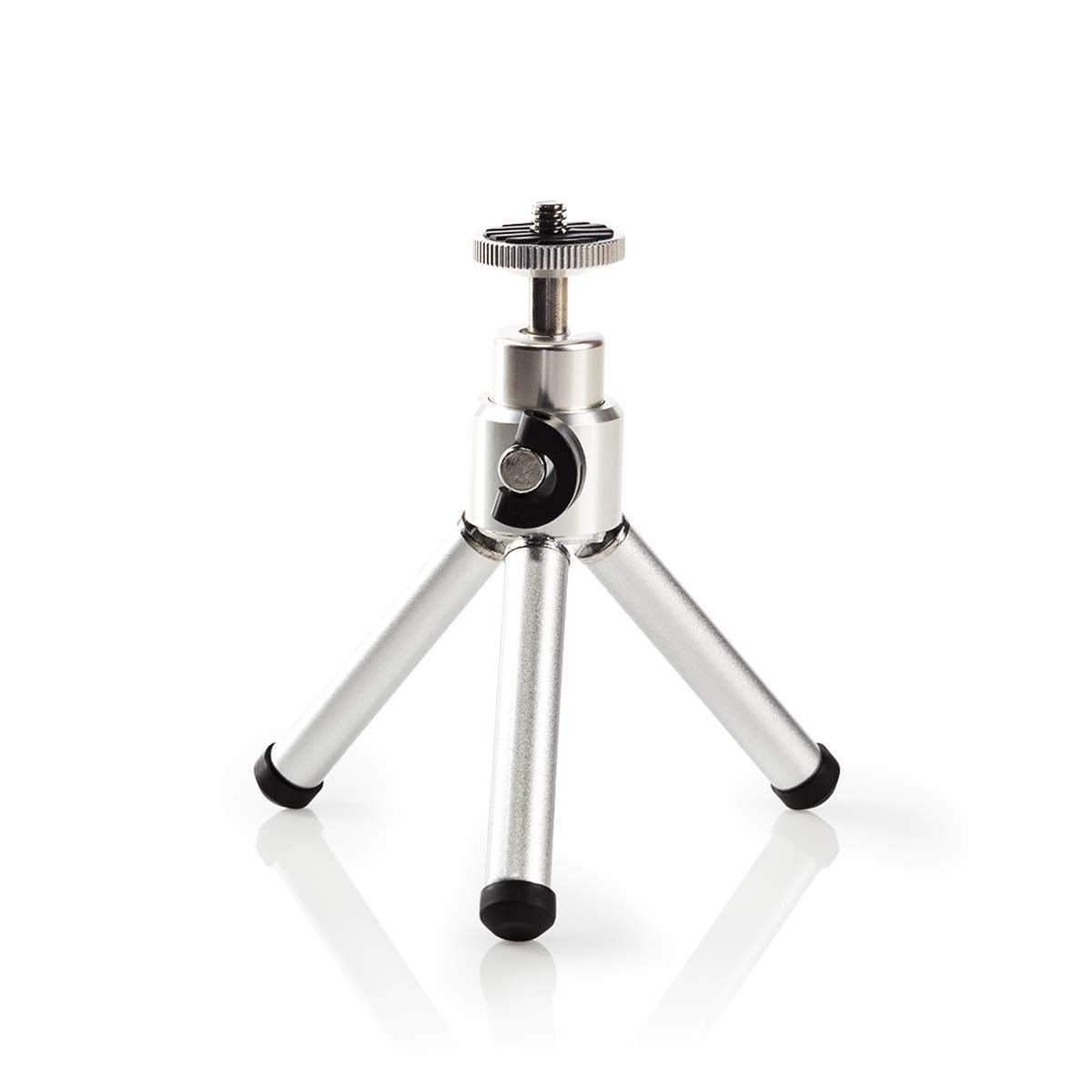 Nedis Mini Tripod 5.9 in x 0.3 lb Silver