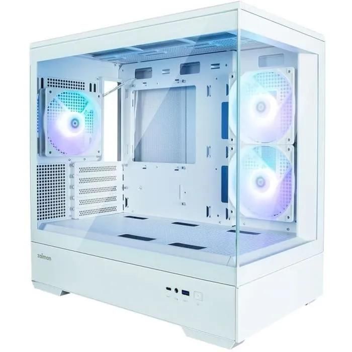 Zalman P30 RGB Mini PC Case - White