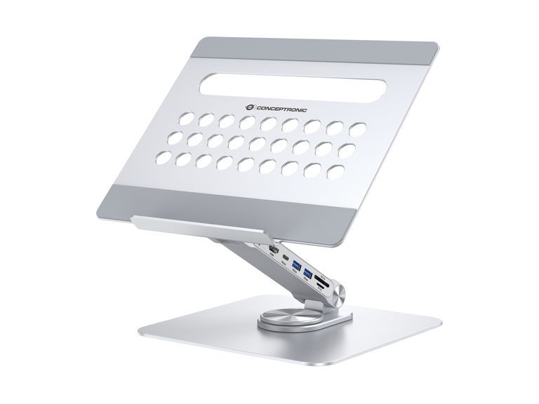 Conceptronic Laptop Stand, Silver