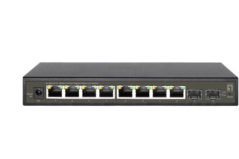 LevelOne GES-2110 Managed Gigabit Ethernet Switch (10/100/1000) Black