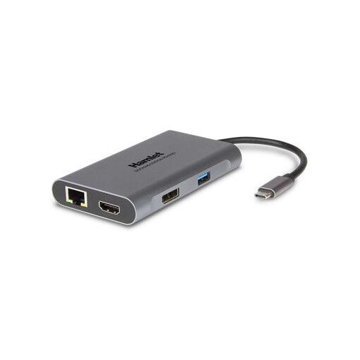Hamlet Type-C Docking Station with USB 3.2 Gen 1 (3.1 Gen 1) - Gray