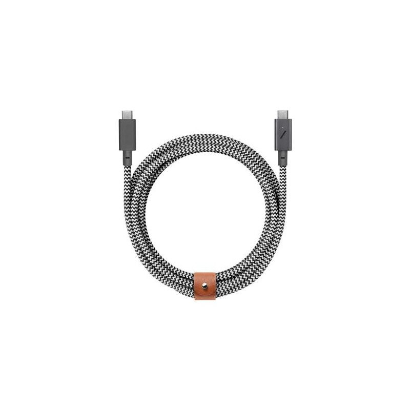 Cable Native Union USB-C a USB-C, 2.4m (Zebra)