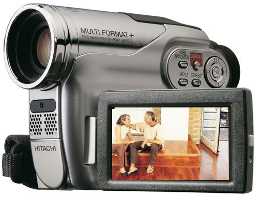 Hitachi DZ-HS300 Camcorder - 680p - 25x Optical Zoom - 8GB HDD - DVD