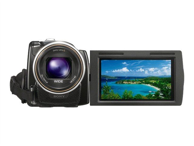 Sony Handycam HDR-XR160E - Camcorder - 1080p - 4.2 MP - 30x Optical Zoom - 160GB HDD - Flash Card - Black