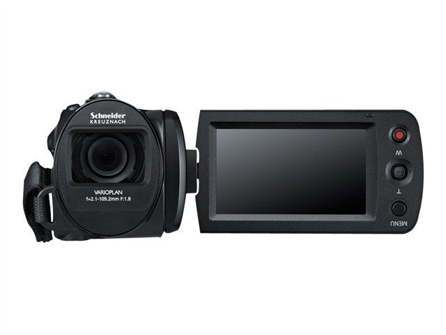Samsung HMX-F80 Camcorder - 720p - 5MP - 52x Optical Zoom - Schneider Lens - Flash Card - Black