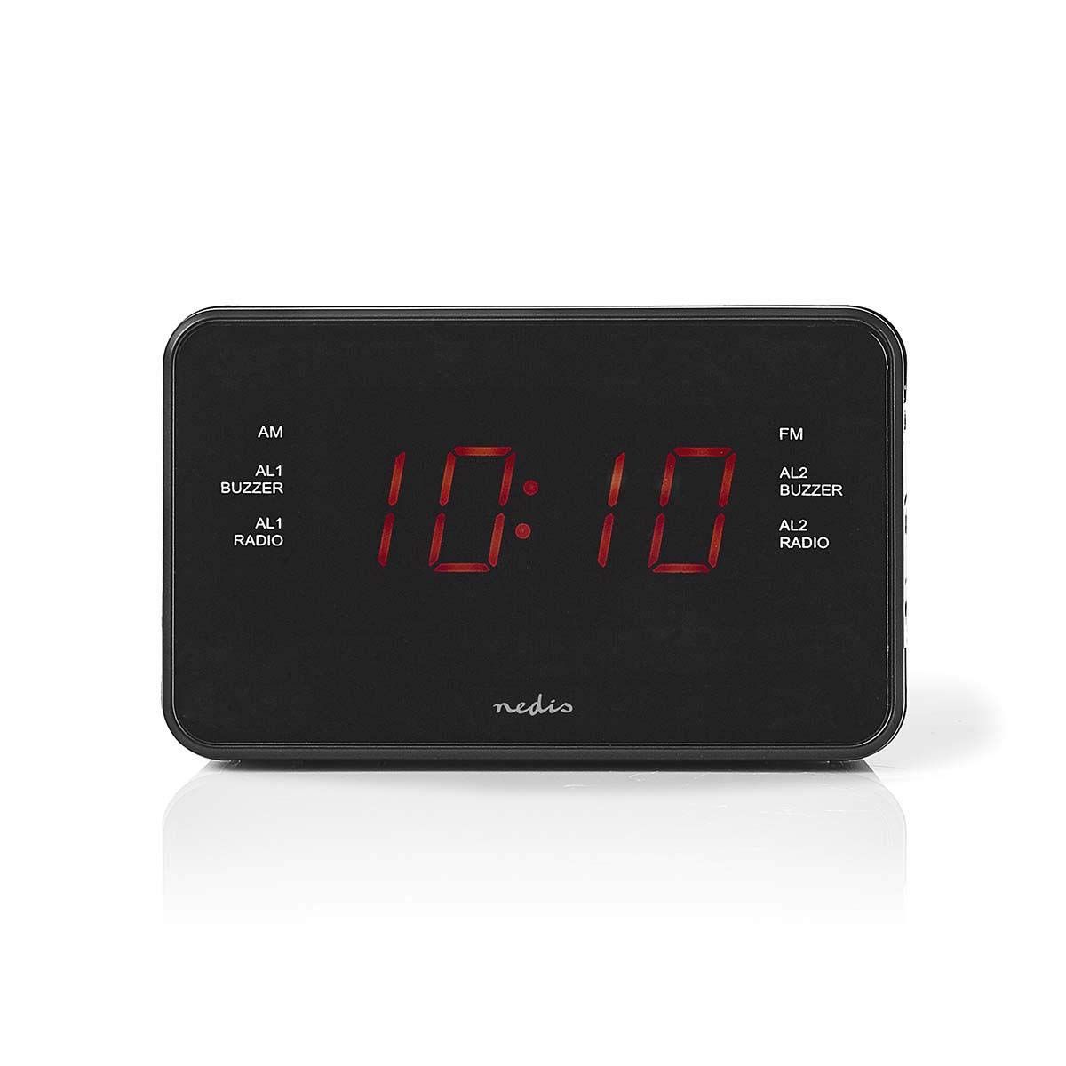 Nedis Digital Alarm Clock with 0.9'' LED Display FM
