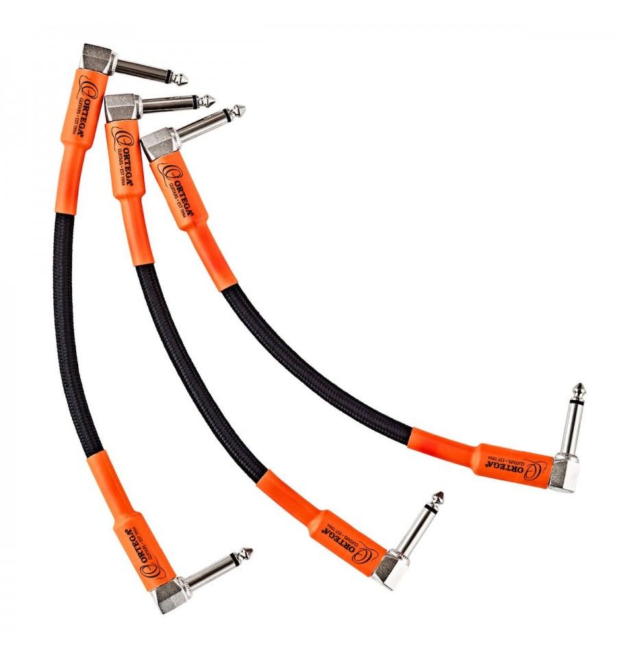 Ortega 3-Pack 18cm Patch Cables