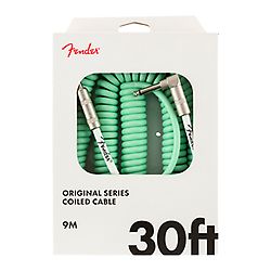 Fender Original Series Instrument Coil Cable, 9m, Surf Green