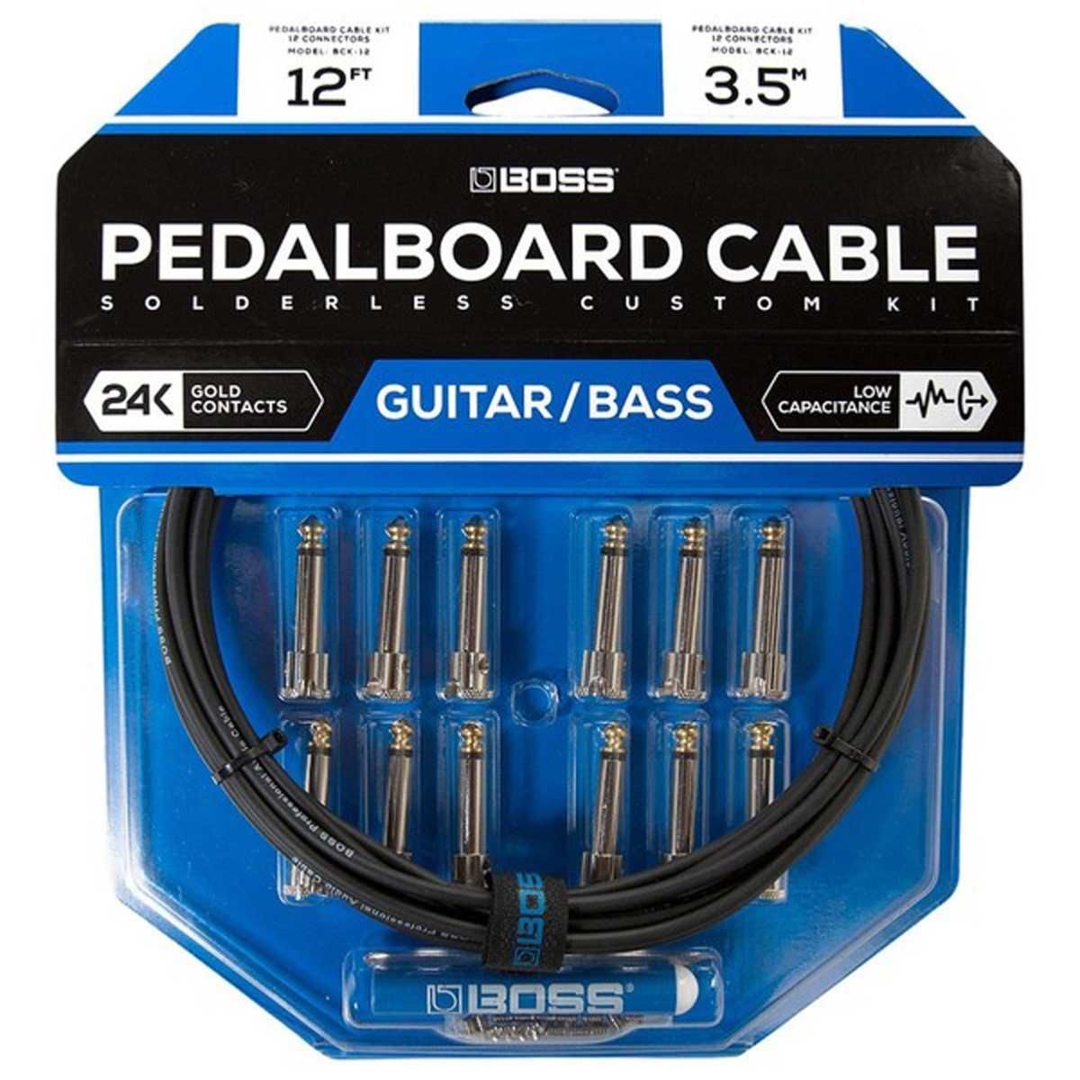 BOSS Solderless Pedal Cable Kit - 24 Connectors