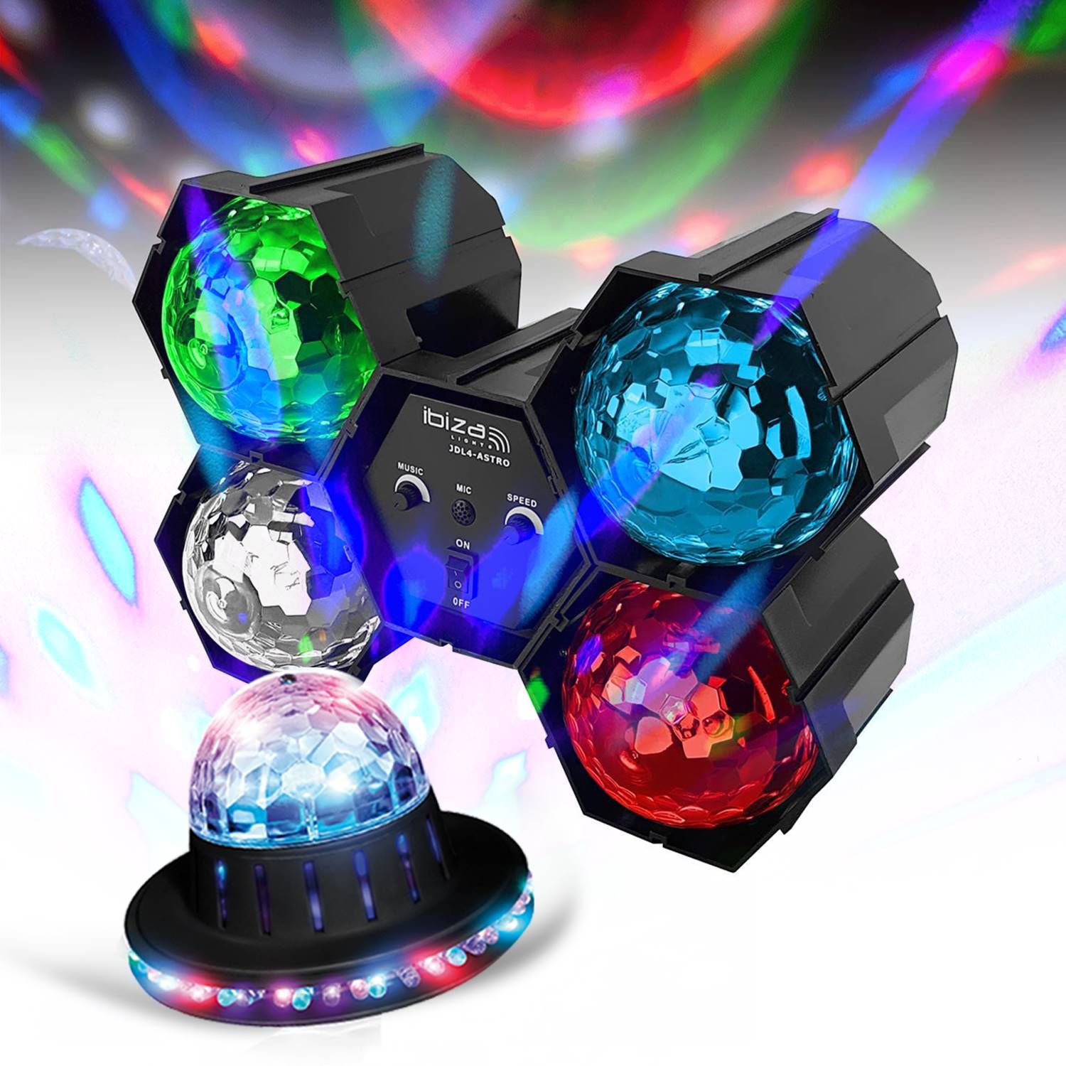 Ibiza Light ASTRO DJ Lighting Pack for Kids' Parties